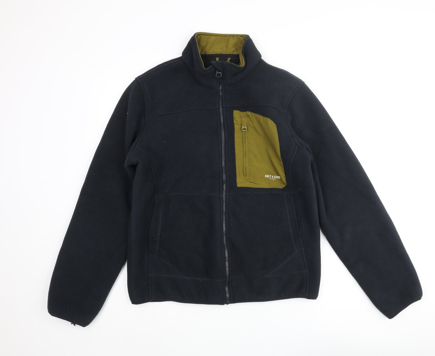 Mens UK Size M ONLY & SONS Black Jacket
