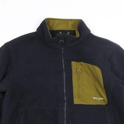 Mens UK Size M ONLY & SONS Black Jacket