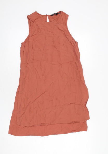 Womens UK Size 6 New Look Pink Tunic Blouse