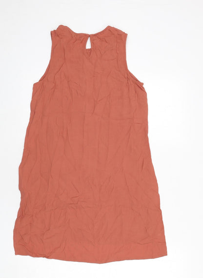 Womens UK Size 6 New Look Pink Tunic Blouse