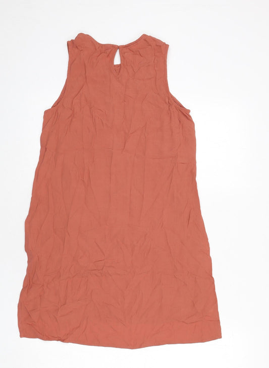 Womens UK Size 6 New Look Pink Tunic Blouse