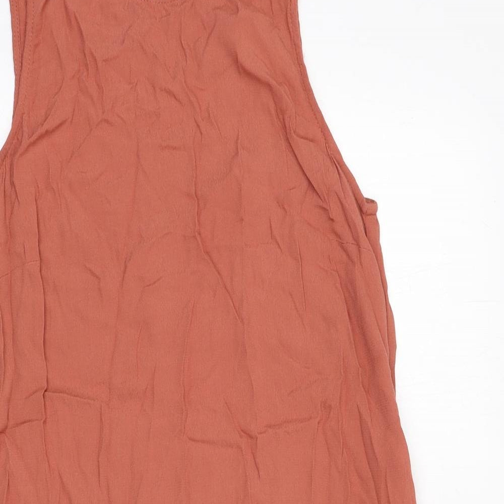 Womens UK Size 6 New Look Pink Tunic Blouse