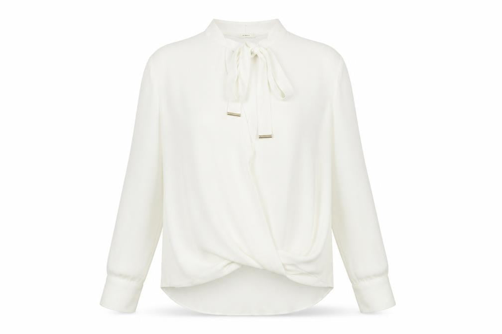 Womens UK Size 8 River Island White Basic Blouse