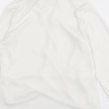 Womens UK Size 8 River Island White Basic Blouse