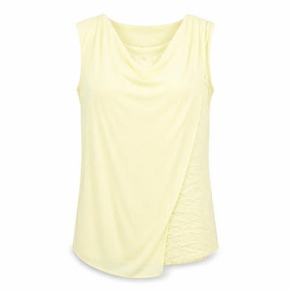 Womens UK Size 10 CC Yellow Basic Tank
