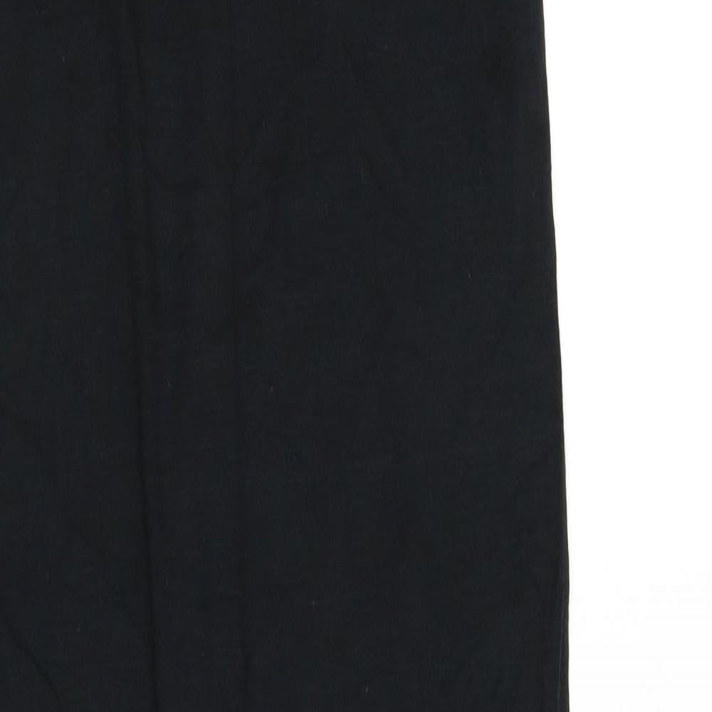 Gap Womens Black Viscose Maxi Size XS Scoop Neck Pullover - Slit