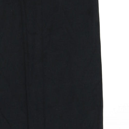 Gap Womens Black Viscose Maxi Size XS Scoop Neck Pullover - Slit