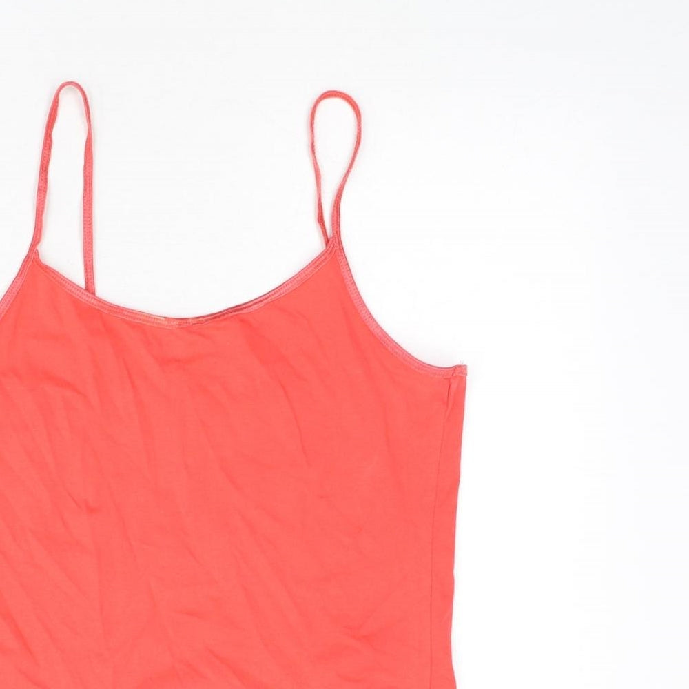 Womens UK Size 14 M&Co Pink Camisole Tank