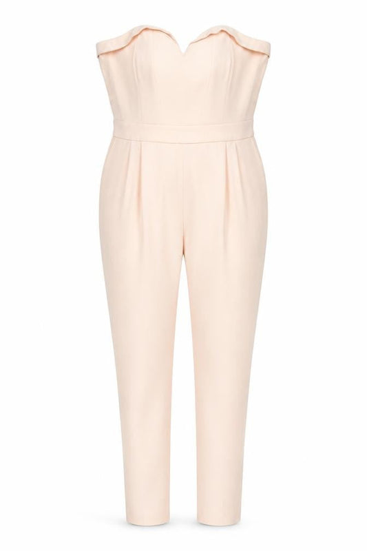 Womens UK Size 14 River Island One-Piece Pink Jumpsuit