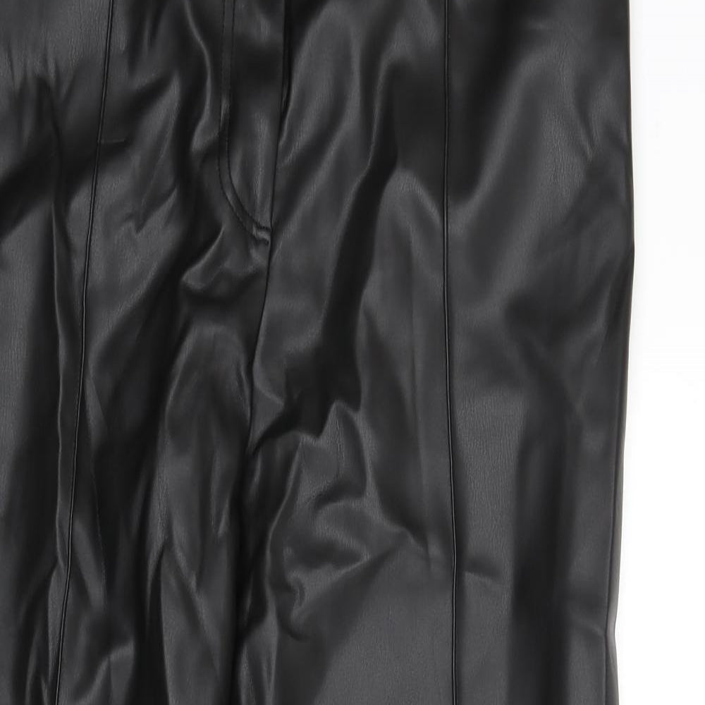 Womens UK Size 16 Marks and Spencer Regular Fit  Black Trousers