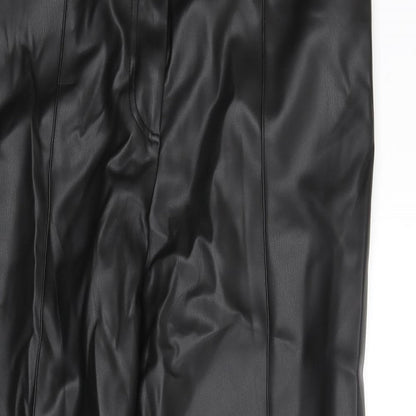 Womens UK Size 16 Marks and Spencer Regular Fit  Black Trousers
