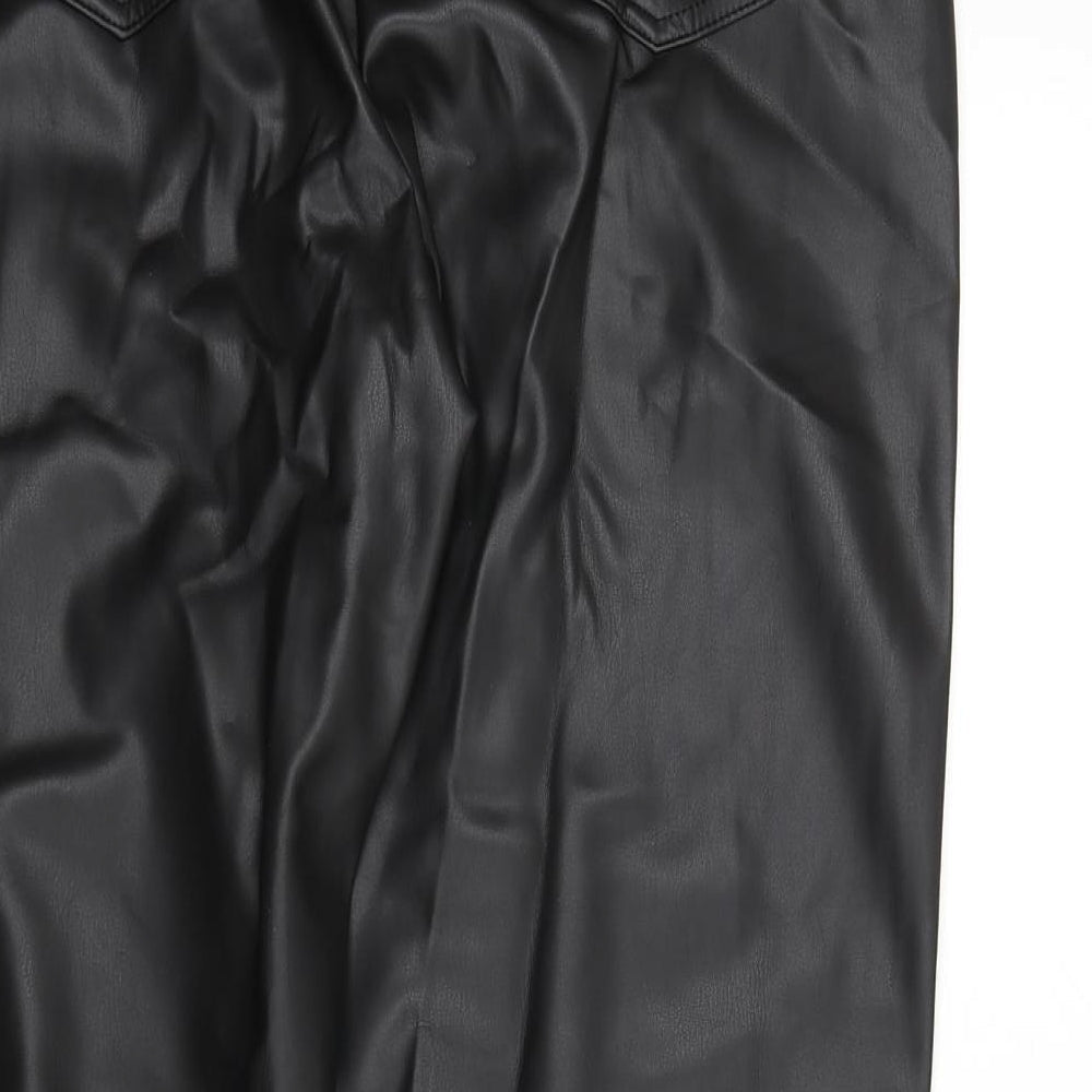 Womens UK Size 16 Marks and Spencer Regular Fit  Black Trousers