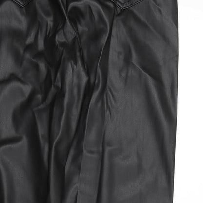 Womens UK Size 16 Marks and Spencer Regular Fit  Black Trousers