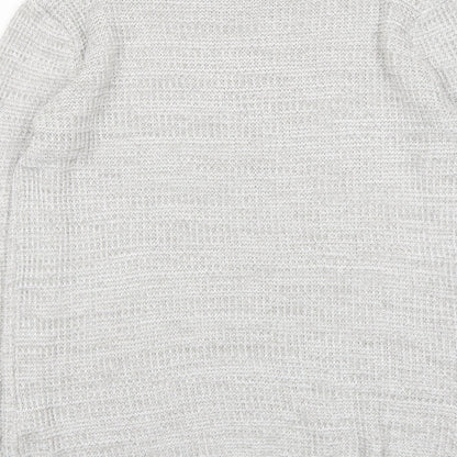 Cotton On Womens Grey Round Neck Acrylic Pullover Jumper Size XS