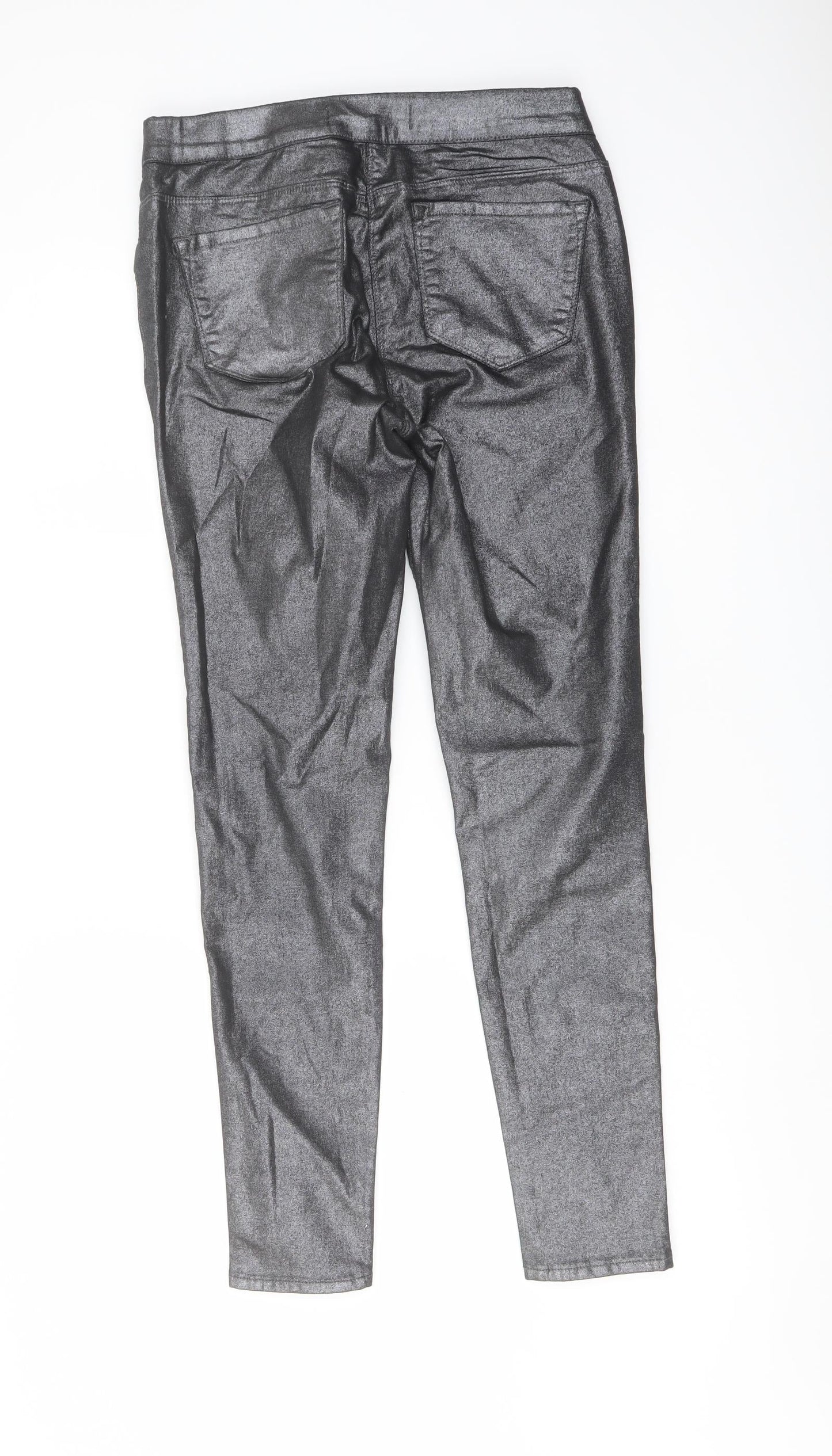 George Womens Grey Cotton Skinny Jeans Size 10 L28 in Regular