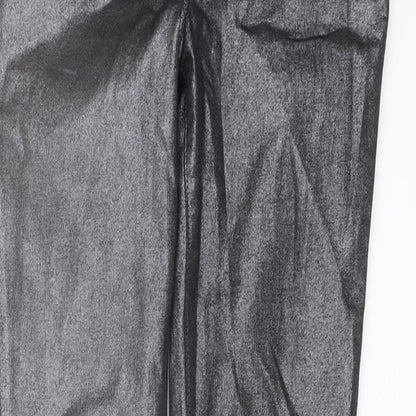 George Womens Grey Cotton Skinny Jeans Size 10 L28 in Regular