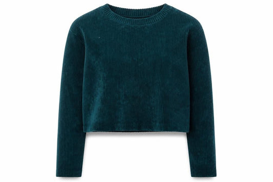 Womens UK Size S Weekday Green Basic Blouse
