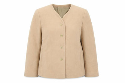 Womens UK Size 18 Gray Osbourn Beige Jacket