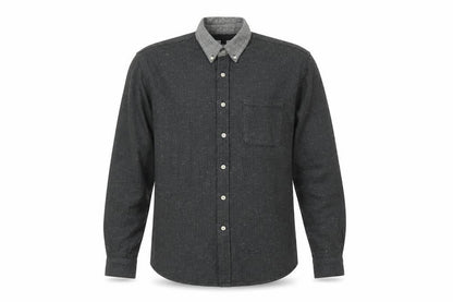 Topman Mens Grey Cotton Button-Up Size M Collared Button