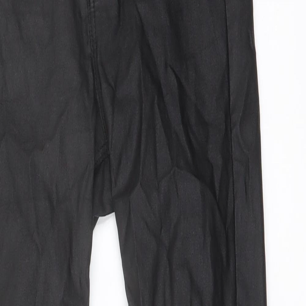 Womens UK Size 6 Stradivarius Regular Fit Jegging Black Trousers