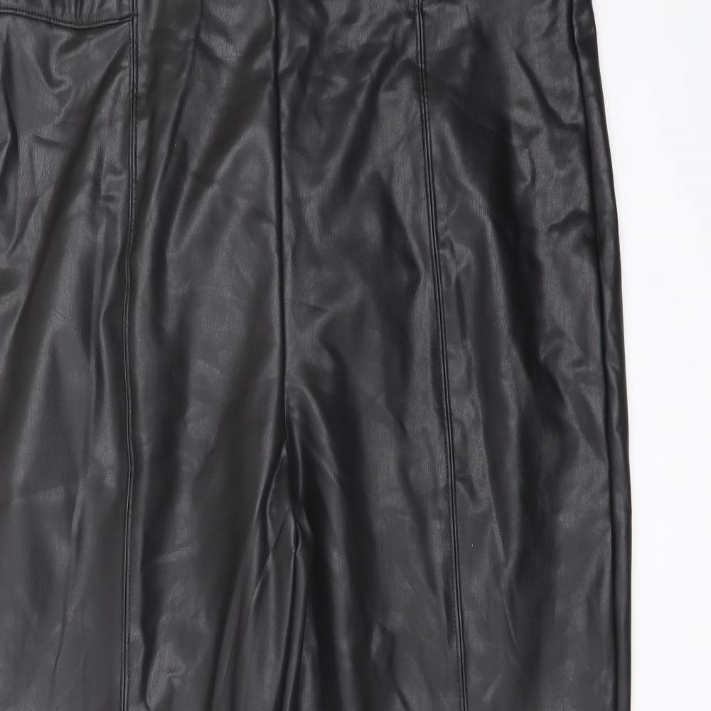Womens UK Size 18 Marks and Spencer Regular Fit  Black Trousers