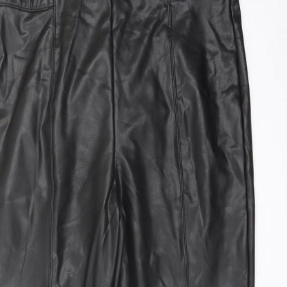 Womens UK Size 18 Marks and Spencer Regular Fit  Black Trousers