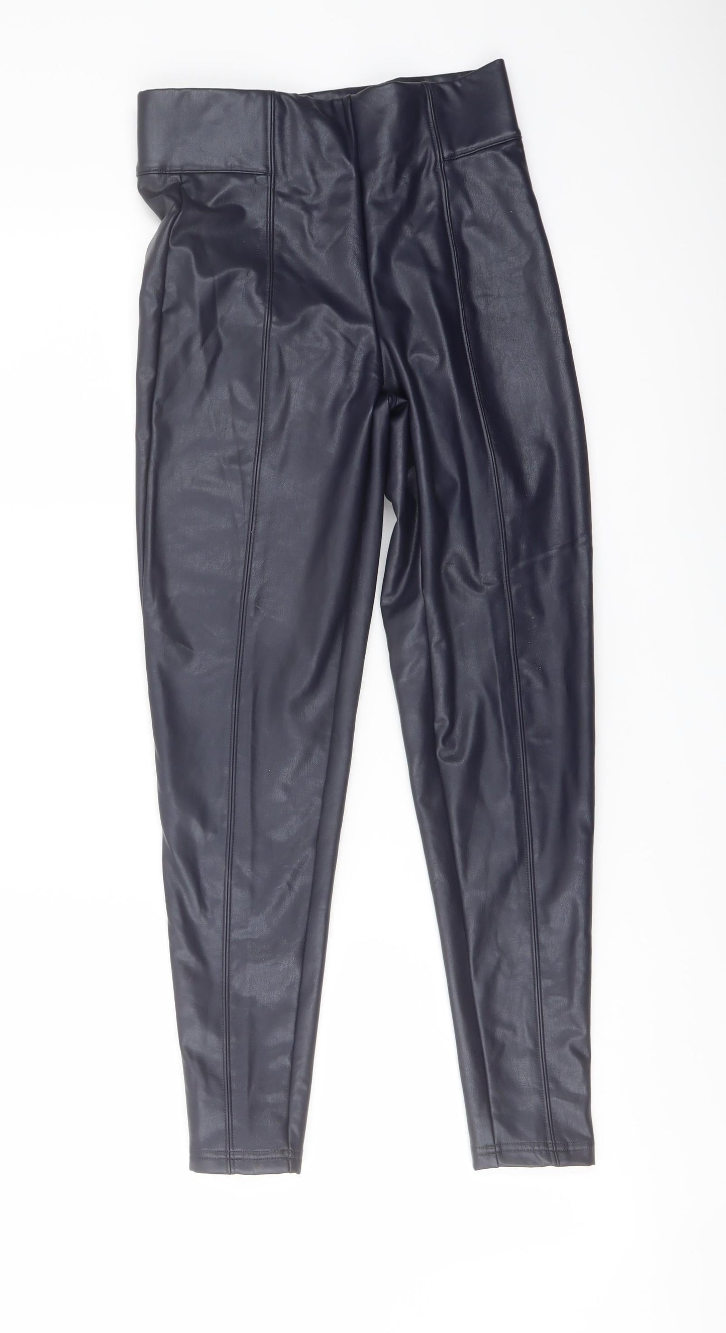 Womens UK Size 6 Marks and Spencer Regular Fit  Blue Trousers