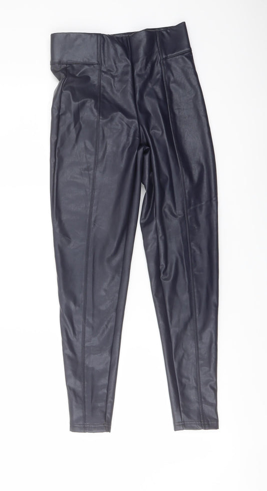 Womens UK Size 6 Marks and Spencer Regular Fit  Blue Trousers