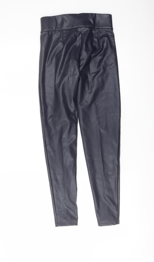 Womens UK Size 6 Marks and Spencer Regular Fit  Blue Trousers