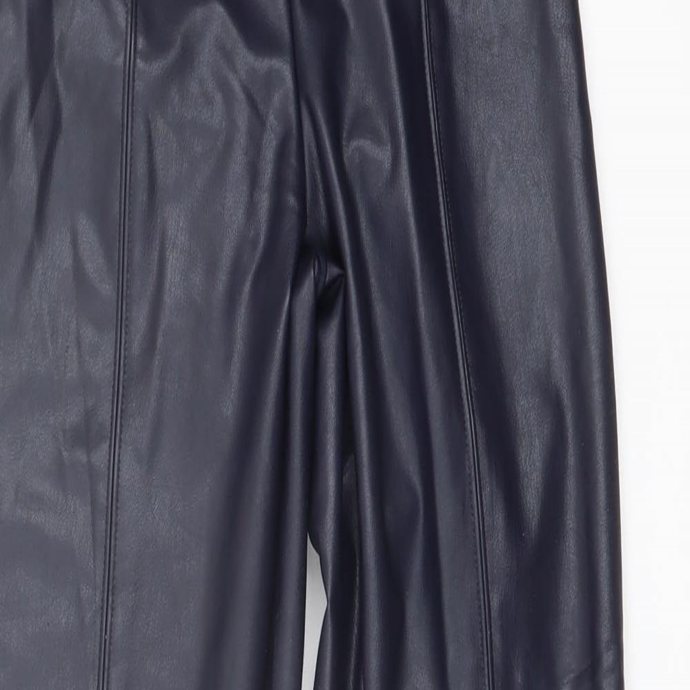 Womens UK Size 6 Marks and Spencer Regular Fit  Blue Trousers