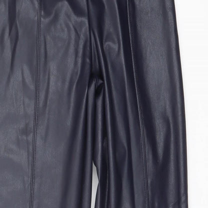 Womens UK Size 6 Marks and Spencer Regular Fit  Blue Trousers