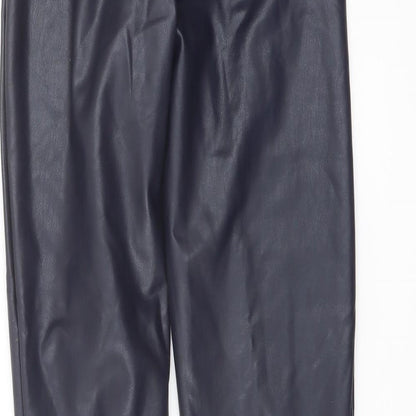 Womens UK Size 6 Marks and Spencer Regular Fit  Blue Trousers