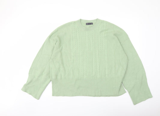 Womens UK Size XL Marks and Spencer Green Pullover Jumper