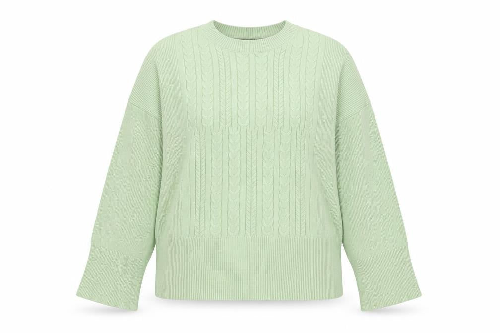 Womens UK Size XL Marks and Spencer Green Pullover Jumper