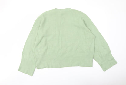 Womens UK Size XL Marks and Spencer Green Pullover Jumper
