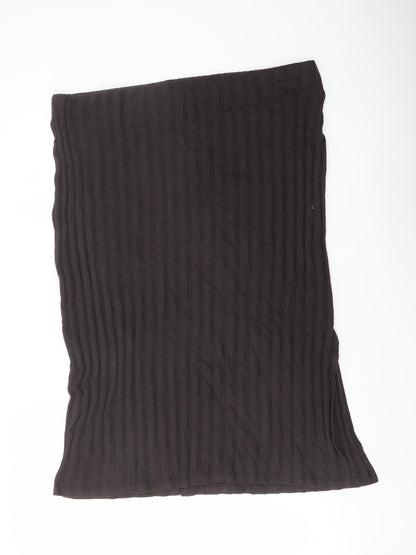 Marks and Spencer Womens Brown Polyester Bandage Skirt Size 20