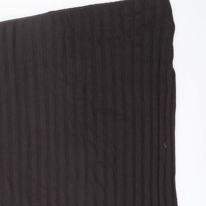 Marks and Spencer Womens Brown Polyester Bandage Skirt Size 20