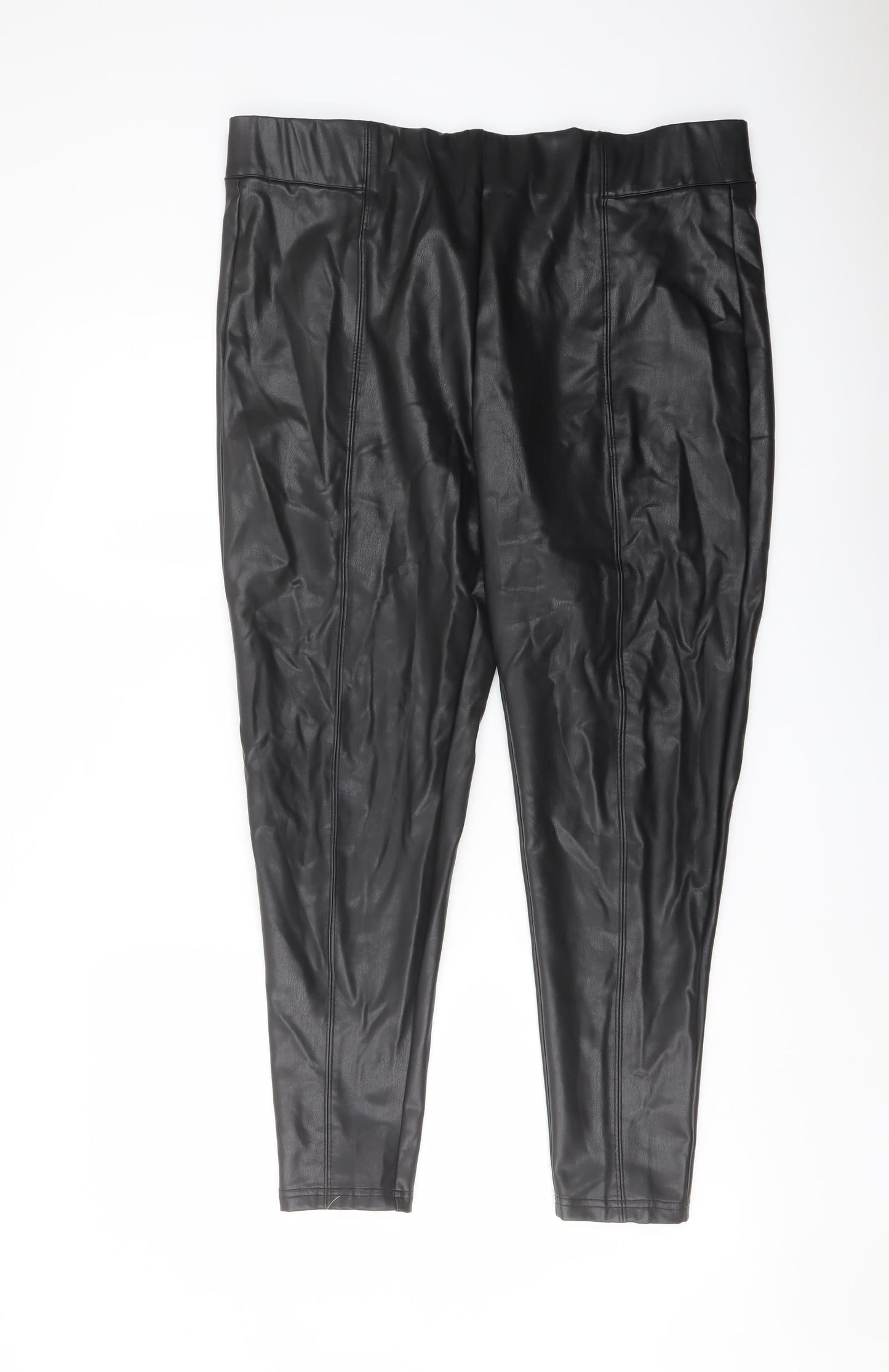 Womens UK Size 18 Marks and Spencer Regular Fit  Black Trousers