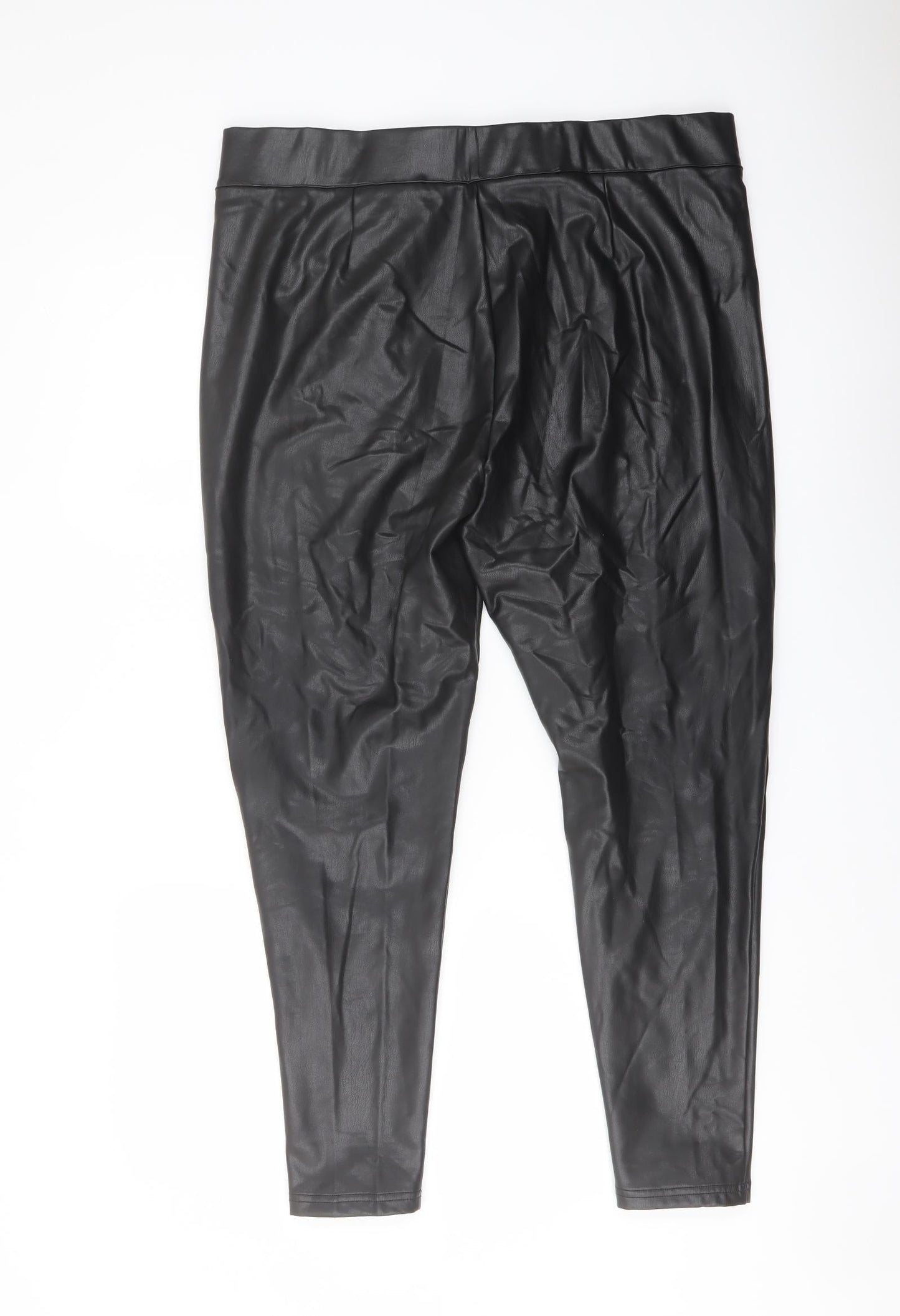 Womens UK Size 18 Marks and Spencer Regular Fit  Black Trousers