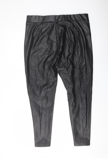 Womens UK Size 18 Marks and Spencer Regular Fit  Black Trousers