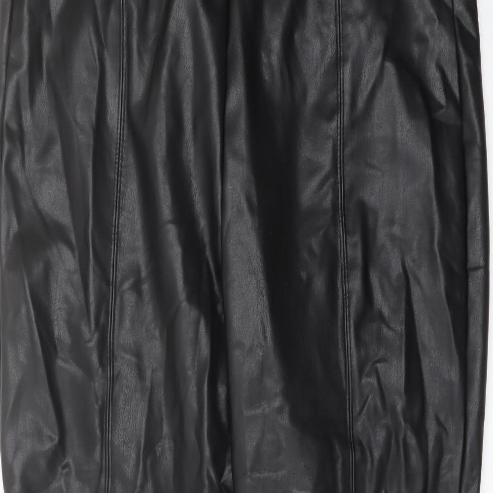 Womens UK Size 18 Marks and Spencer Regular Fit  Black Trousers
