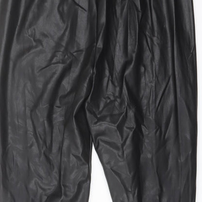 Womens UK Size 18 Marks and Spencer Regular Fit  Black Trousers