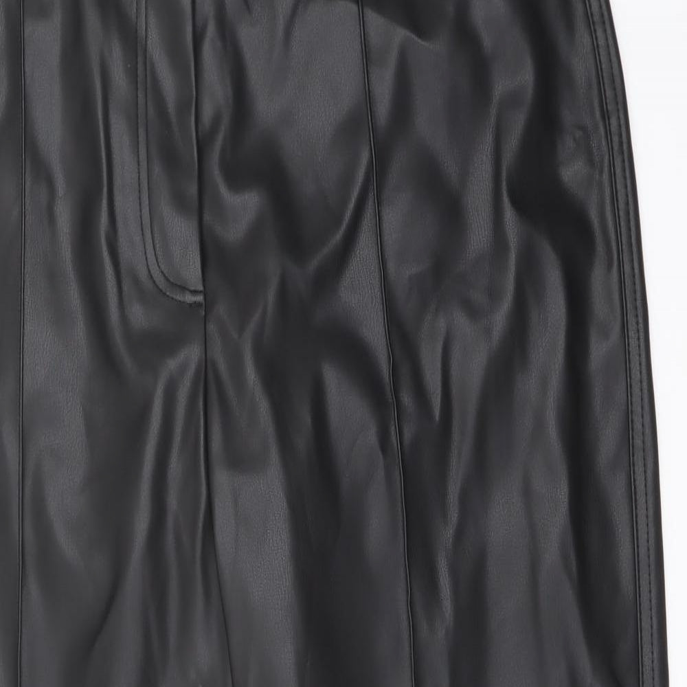 Womens UK Size 18 Marks and Spencer Regular Fit  Black Trousers