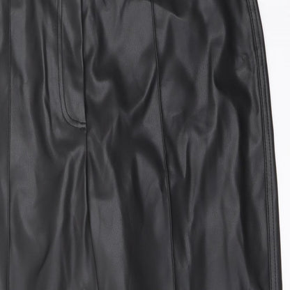 Womens UK Size 18 Marks and Spencer Regular Fit  Black Trousers