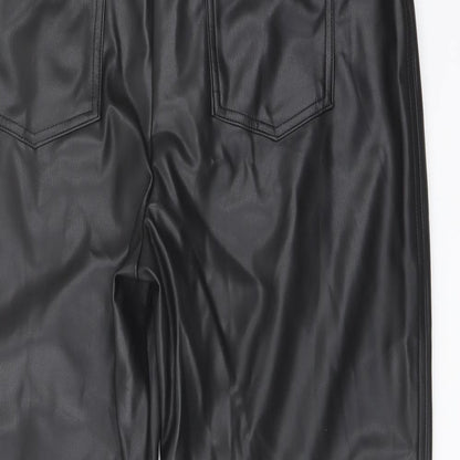 Womens UK Size 18 Marks and Spencer Regular Fit  Black Trousers