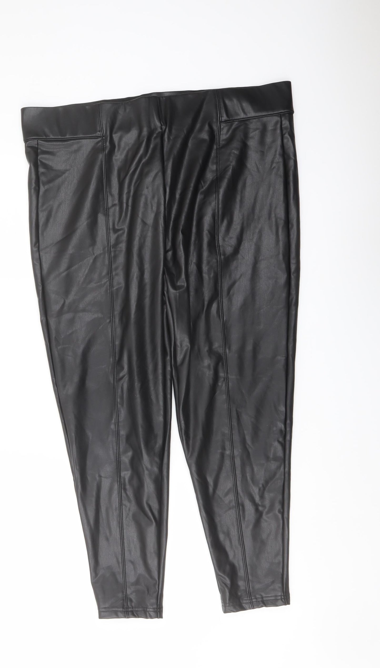 Womens UK Size 20 Marks and Spencer Regular Fit  Black Trousers