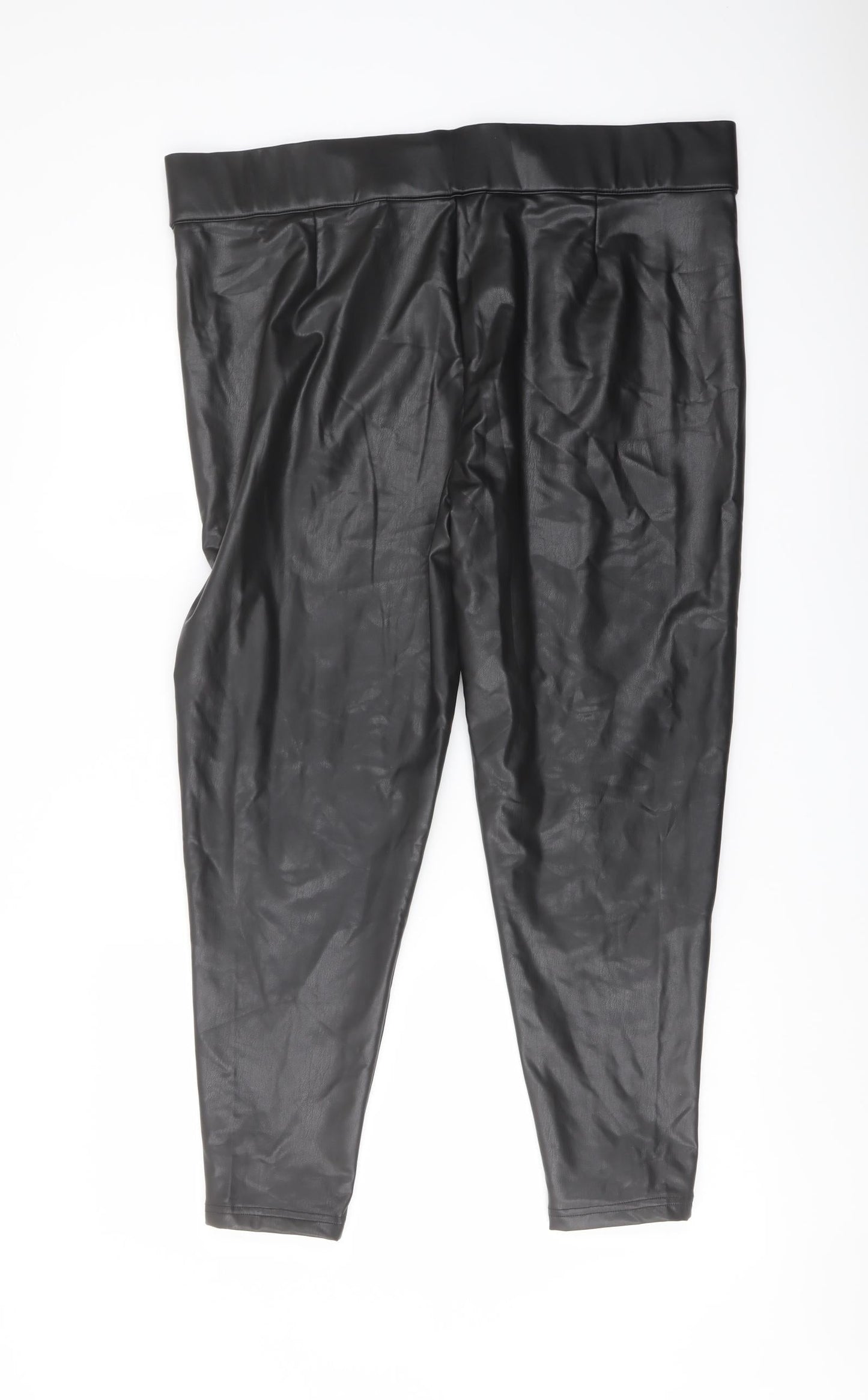 Womens UK Size 20 Marks and Spencer Regular Fit  Black Trousers