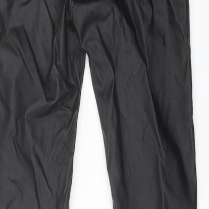 Womens UK Size 12 Stradivarius Regular Fit Jegging Black Trousers