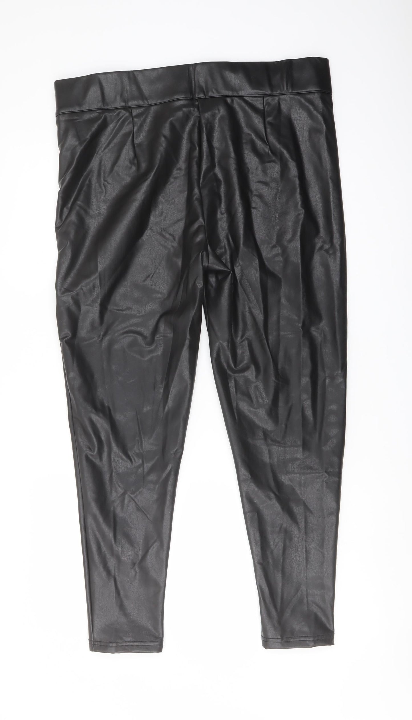 Womens UK Size 18 Marks and Spencer Regular Fit  Black Trousers