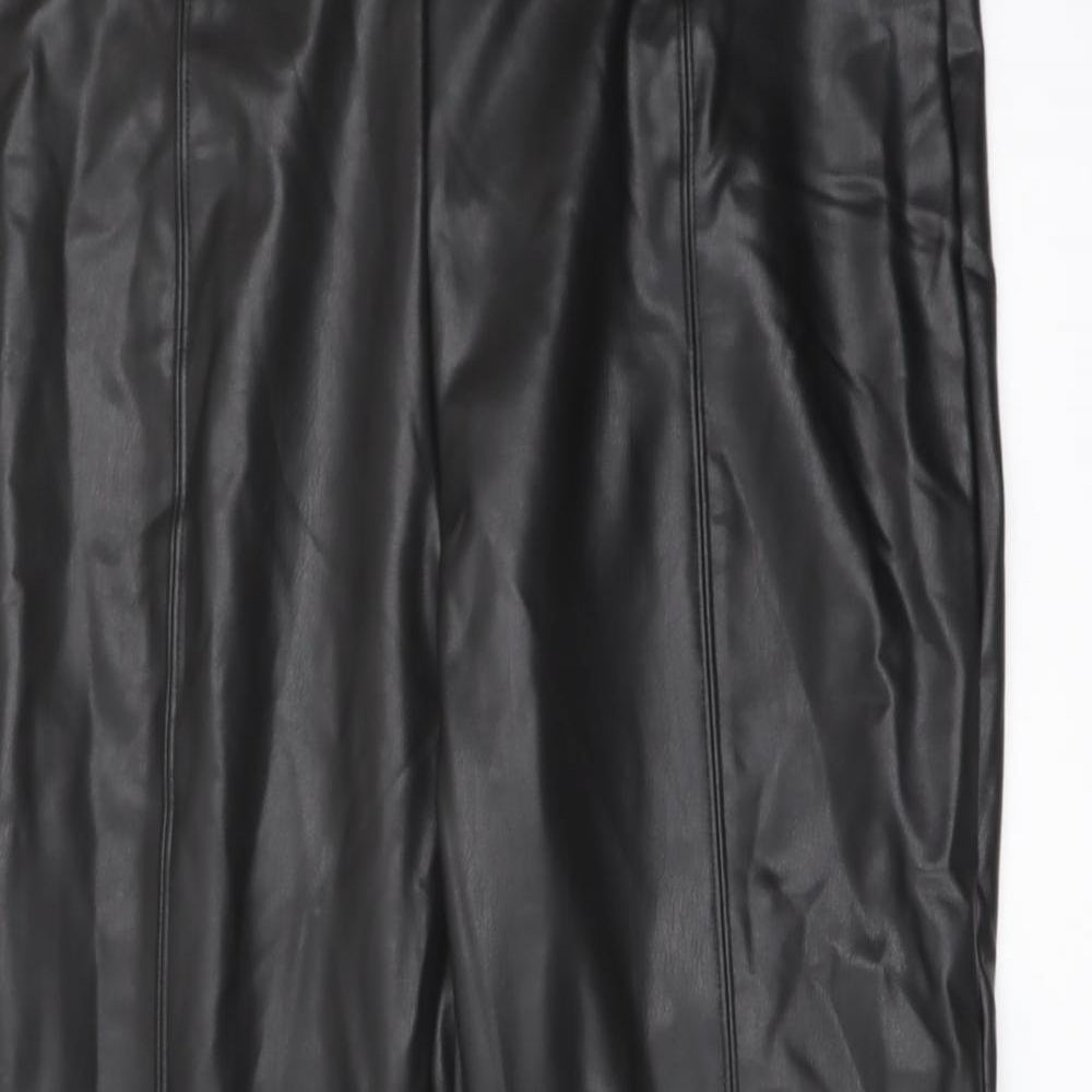 Womens UK Size 18 Marks and Spencer Regular Fit  Black Trousers